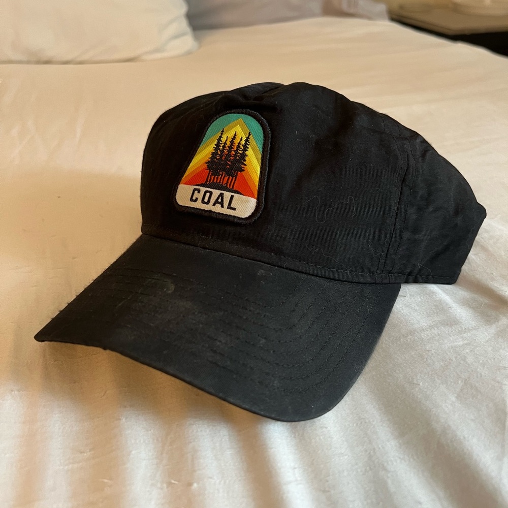 Coal Black Cap with Colorful Patch